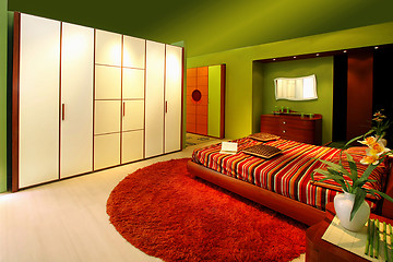 Image showing Green bedroom 2