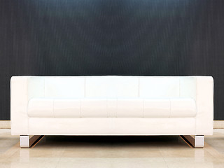 Image showing White sofa