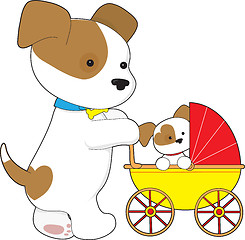 Image showing Cute bay Baby Carriage