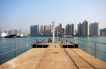 Image showing dock in city