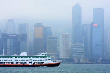 Image showing hong kong in mist