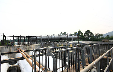 Image showing Oil and Gas Industry at outdoor 
