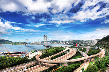 Image showing Tsing Ma Bridge