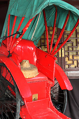 Image showing rickshaw close up 