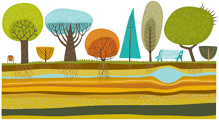 Image showing vector garden