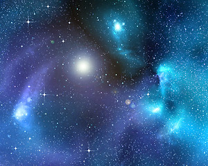 Image showing starry background of deep outer space