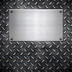 Image showing old metal background texture