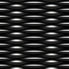 Image showing abstract carbon fibre