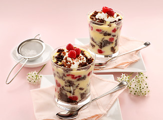 Image showing Raspberry Trifles