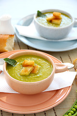 Image showing Pea Soup With Mint