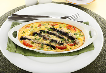 Image showing Tomato And Mushroom Bake