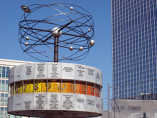 Image showing Berlin Alexanderplatz World Clock
