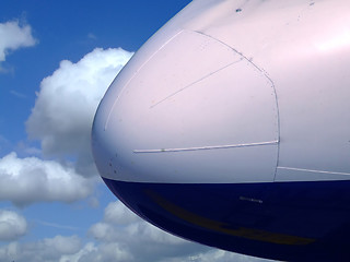 Image showing Airplane nose
