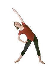 Image showing Exercising woman