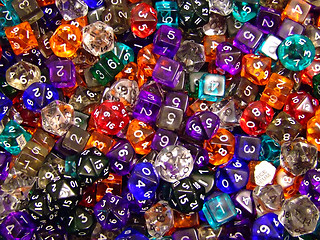 Image showing Dices closeup