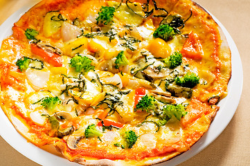 Image showing vegetarian pizza