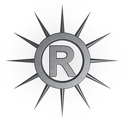 Image showing registered trademark