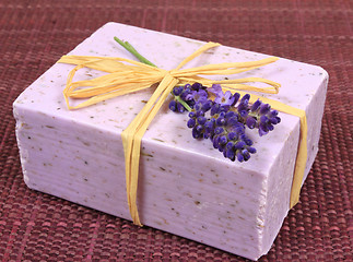 Image showing Lavender soap