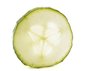 Image showing Cucumber slice
