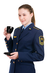 Image showing girl in uniform