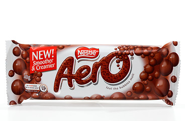 Image showing Nestle Aero chocolate bar