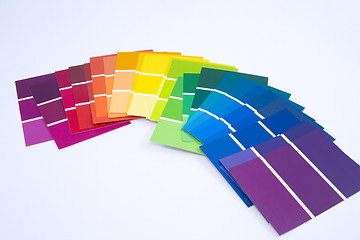 Image showing Isolated Paint Samples