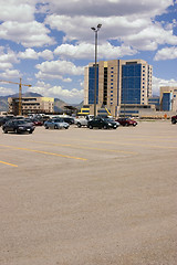 Image showing Construction Site from the Parking Lot