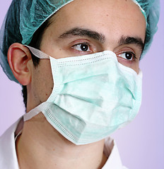 Image showing Portrait of a young doctor.