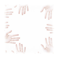 Image showing Hands on white.