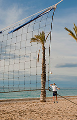 Image showing Beach volley