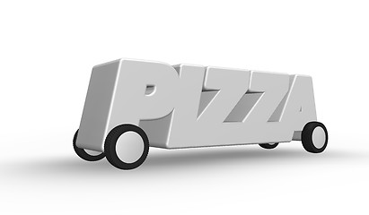 Image showing pizza service