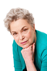 Image showing Portrait of Senior woman face