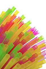 Image showing Drinking straws