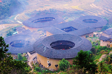 Image showing Local residence houses in Fujian China