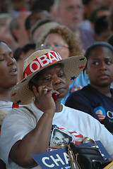 Image showing Barack Obama rally at Nissan Pavilion VA - 2008