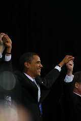 Image showing Barack Obama rally