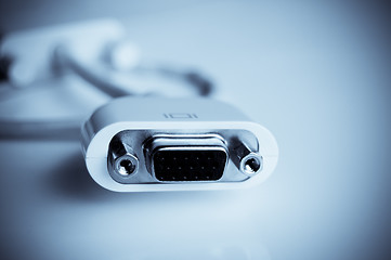 Image showing VGA monitor cable connector