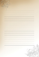 Image showing Letter paper background