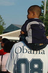 Image showing Barack Obama rally at Nissan Pavilion VA - 2008