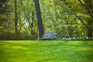 Image showing Park bench