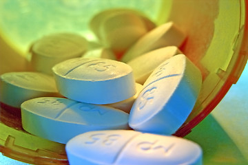 Image showing Prescription Pills and bottle