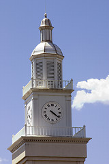 Image showing Close up on a Clock Tower