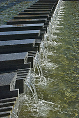 Image showing Modern fountain