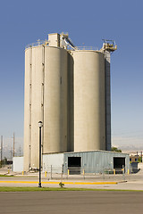 Image showing Silo with the Storage Barn in the Front