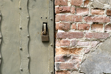 Image showing Steel Door Texture