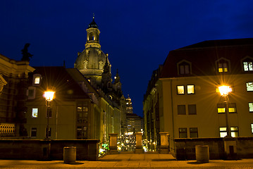 Image showing Frauenkirche at night