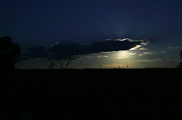 Image showing Moon on Horizon