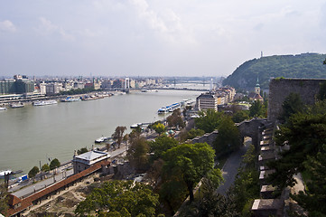 Image showing View from the castle hill