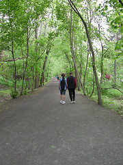 Image showing Couple Walking