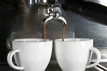 Image showing Two Cups Espresso